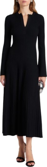 Simkhai Genna l/s dress S sort dame Simkhai Genna l/s dress S sort dame