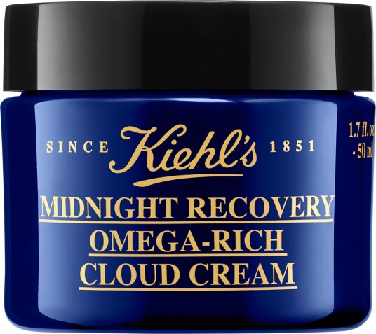 Kiehl's Midnight Recovery Omega-Rich Night Cream 50 ml - Fuktighetsgivende og Anti-Age