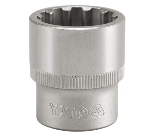 Yato YT-1464 1/2" Metrisk Stikkontakt i Kromvanadiumstål - Håndverktøy Yato YT-1464 1/2" Metrisk Stikkontakt i Kromvanadiumstål - Håndverktøy