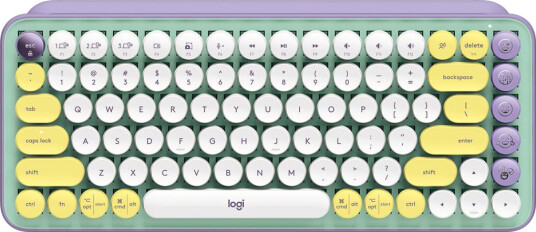 Logitech POP Keys Mekanisk Tastatur Trådløs - Daydream Mint - Nordisk Logitech POP Keys Mekanisk Tastatur Trådløs - Daydream Mint - Nordisk