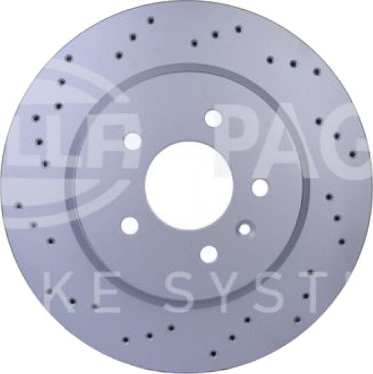 Bremseskive HELLA 8DD 355 126 391