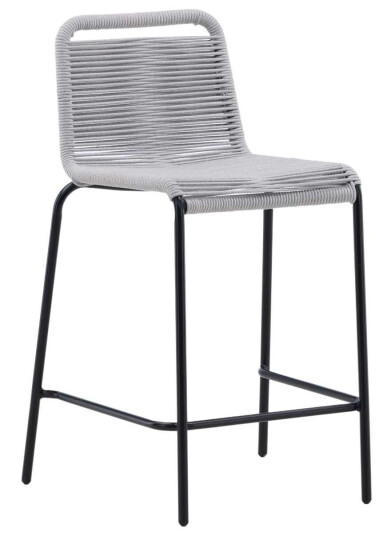 Venture Design Lindos barstol Svart/lysegrå Grå