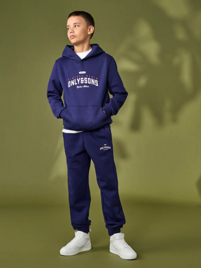 Only & Sons Jr Ceres Sweat Vintage Sweat Pants Blå 140