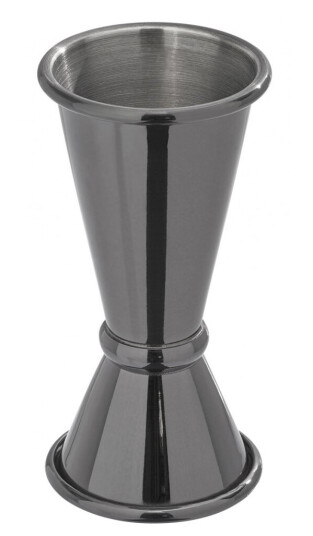 Jigger Japansk stil Gunmetal black 2 4 cl Jigger Japansk stil Gunmetal black 2 4 cl