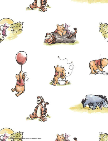 Poster & Frame Disney Winnie The Pooh Classic Pattern Multi Patterned 50x70cm