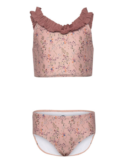 mikk-line Bikini Recycled Aop - Brown - 104-110