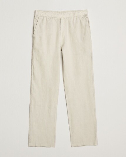 Samsøe Samsøe Jabari Linen Drawstring Trousers Moonstruck