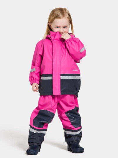 Didriksons Kids' Boardman C Set 80, Plastic Pink