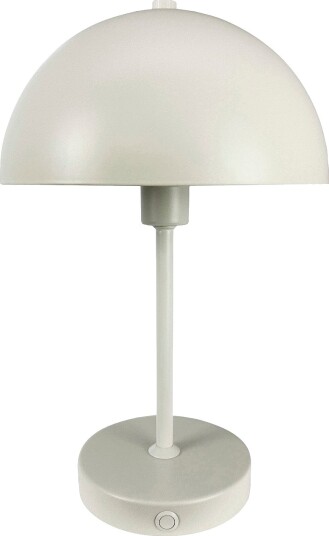 Dyberg Larsen Bordlampe Stockholm oppladbar Hvit Bordlamper