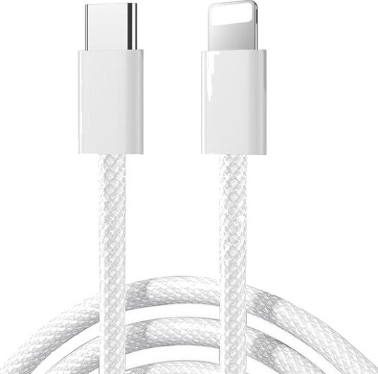 Joyroom S A45 Ben Series USB C Lightning 30W kabel 1m hvit S A45_CL_W