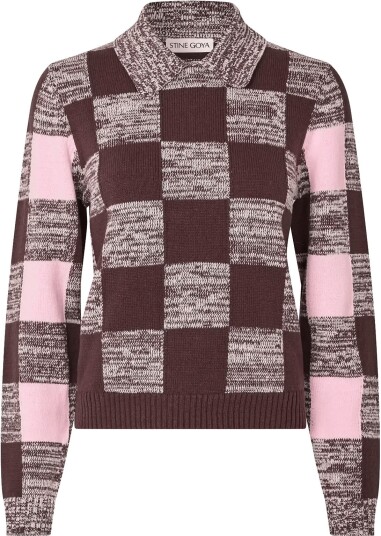 STINE GOYA 2386 Cotton Mix Mix Stripe Polo Co Pink XS