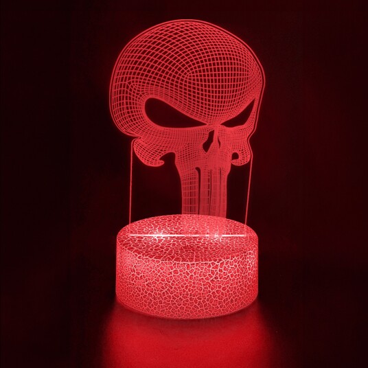 Powerpal 3D-Nattlampe Monsterskalle