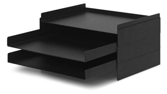 ferm LIVING 2x2 Organiser dokumentoppbevaring Sort