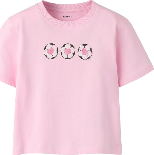 Name It T skjorte NmfHinny Sweet Lilac m. Glitter Name It 1½ år 86 T skjorte Rosa