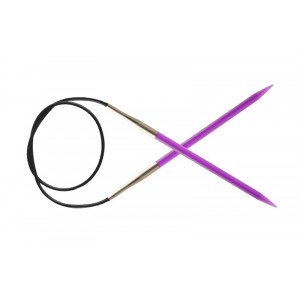 KnitPro Trendz Rundpinde Akryl 80cm 5,00mm / 31.5in US8 Violet