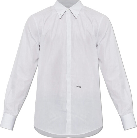 Dsquared2 Herre Skjorter Hvit L, Dsquared2 Herre Skjorter Hvit L,