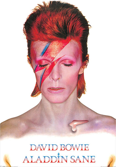 David Bowie  Aladdin Sane Plakat