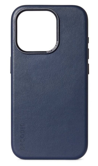 Decoded Iphone 15 Plus Deksel Leather Backcover True Navy