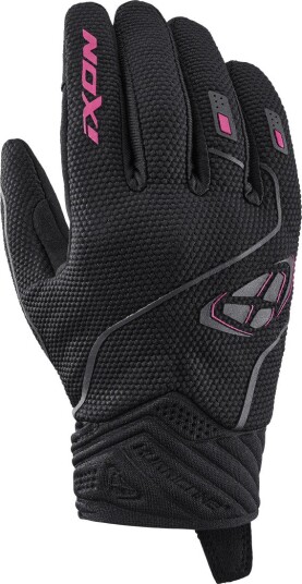 MC-Hansker Ixon Hurricane 2 L Svart /Fuchsia XXL