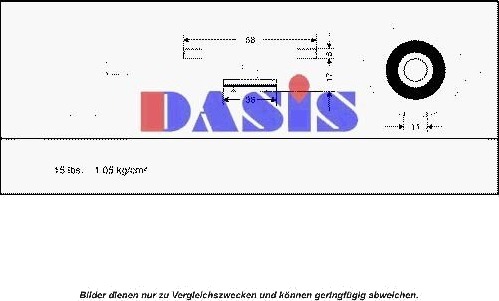Skrulokk radiator AKS DASIS 751650N