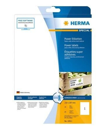 HERMA Special Power Labels HERMA Special Power Labels