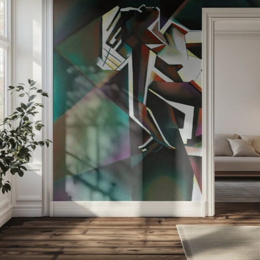 Tapet   Geometrisk Abstrakt Figur