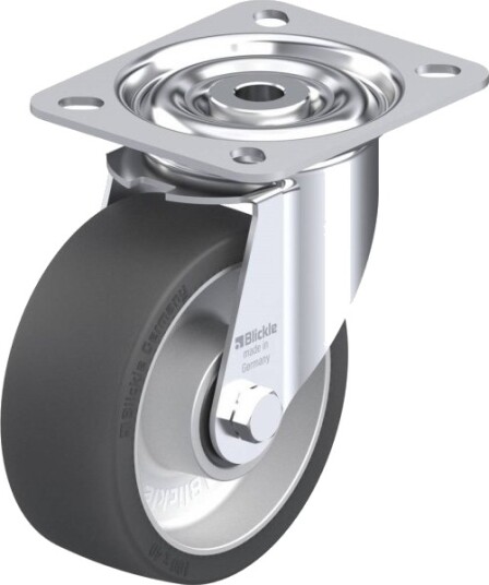 Blickle 754681 Li-Alsi 100G Styrehjul Hjuldiameter 100 Mm Bæreevne (Maks.) 100 Kg 1 Stk