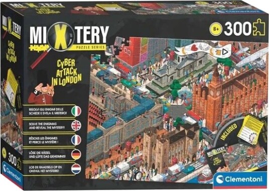 Clementoni Mystery Puzzle Hackers In London 300pc Gulv