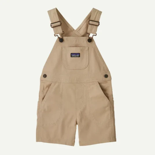 Patagonia Baby Stand Up™ Shortalls snekkerbukse til barn Oar Tan   2 ÅR