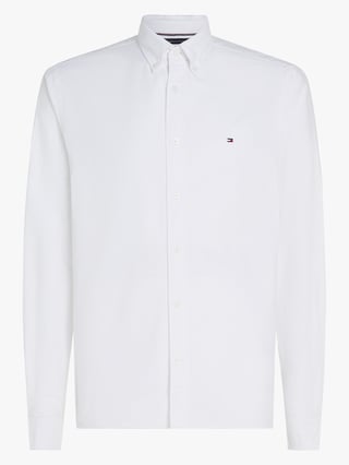 Tommy Hilfiger Solid Heritage Oxford RF Shirt Hvit XXL