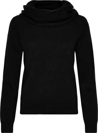 Rosemunde Rwlaica Cashmere Ls Waterfall Collar Pullover Black S