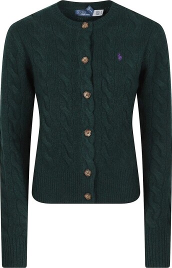 Polo Ralph Lauren, Dame, Strikkevarer, Grønn, L,