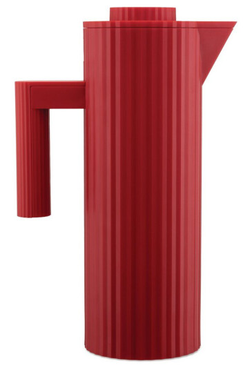 Alessi Plissé termokanne 1 L Rød
