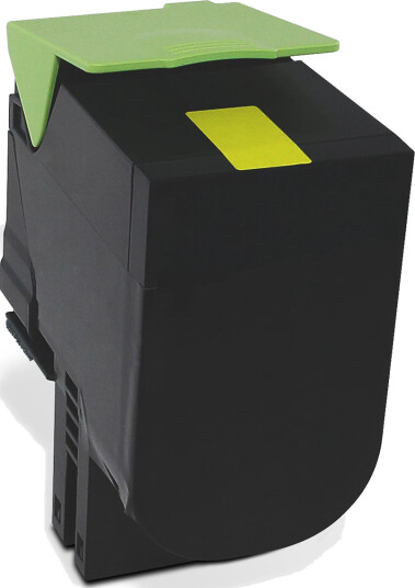 TB Toner Gul (3.000 sider) erstatter Lexmark 70C2HY0 TB Premium toner