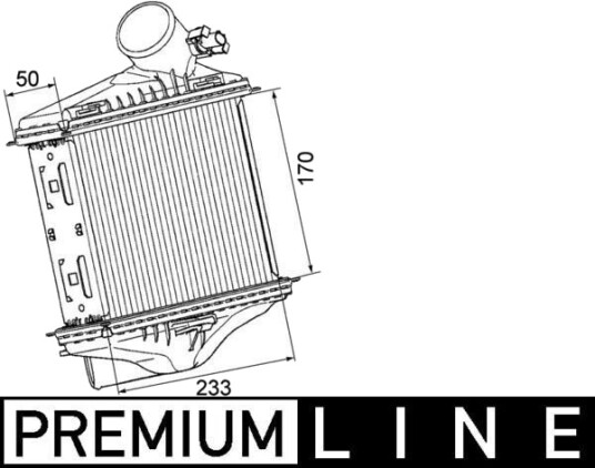 Intercooler MAHLE CI 174 000P
