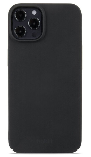 Holdit iPhone 12 / 12 Pro Slim Plast Deksel - Black