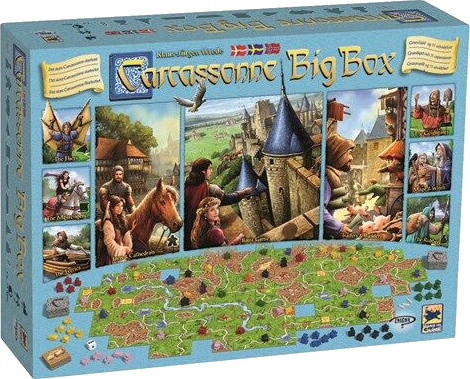 Carcassonne Big Box - Skandinavisk Brettspill med Utvidelser Carcassonne Big Box - Skandinavisk Brettspill med Utvidelser