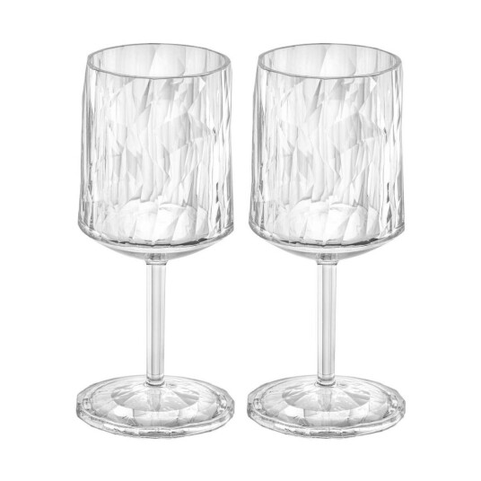 Koziol Club No. 9 vinglass plast 20 cl 2-pakning Krystallklar 1736136-01-0 1736135-01-0