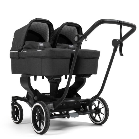 Tvillingvogn NXT Twin Black Inkl. liggedeler Lounge Black Eco Emmaljunga