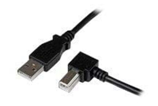 StarTech 3m USB 2.0 A til Vinklet B Kabel – Svart