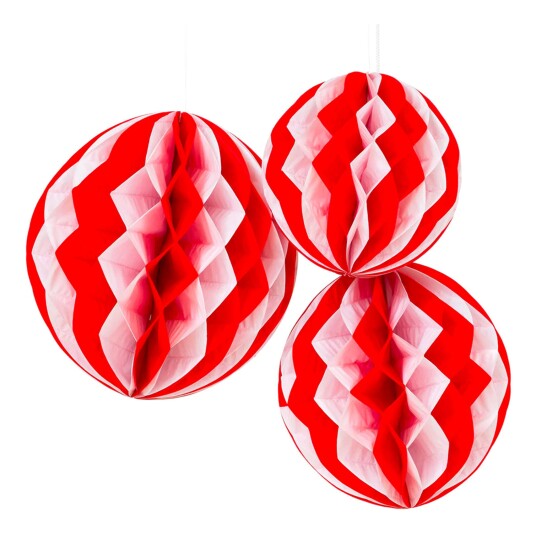 Design House Honeycombs Jul - 3-pakning