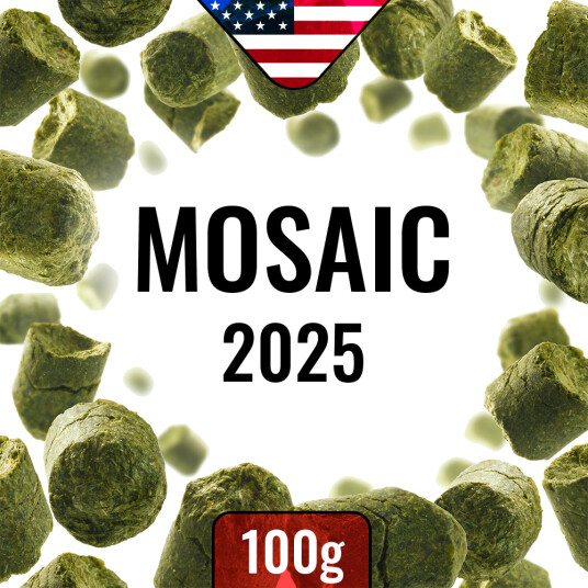 Humle Mosaic 2025 100g 11,8% AA Nitrogenpakket