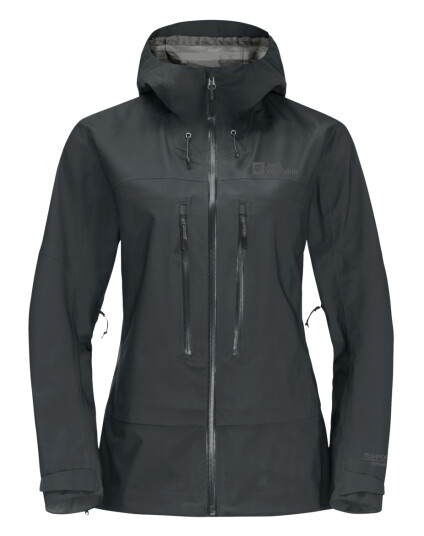 Jack Wolfskin Women's Kammweg 3-Layer Jacket Phantom S, Phantom Jack Wolfskin Women's Kammweg 3-Layer Jacket Phantom S, Phantom