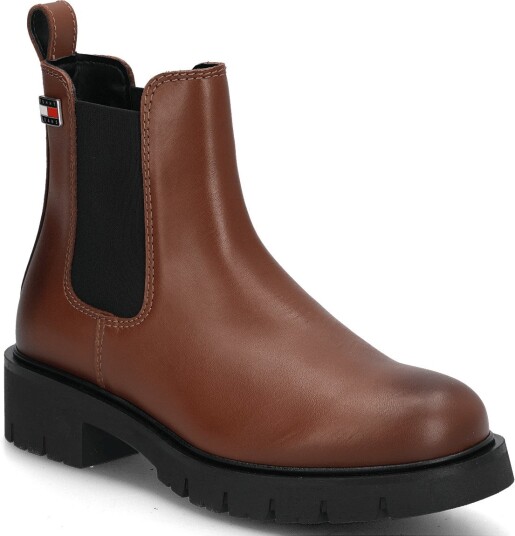 Tommy Hilfiger Tjw Cleated Chelsea Boots   Brown   41