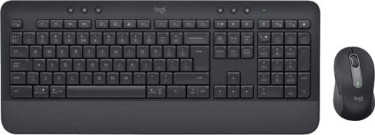 Logitech MK650 Trådløst Tastatur- og Mussett QWERTZ Tysk Grafitt