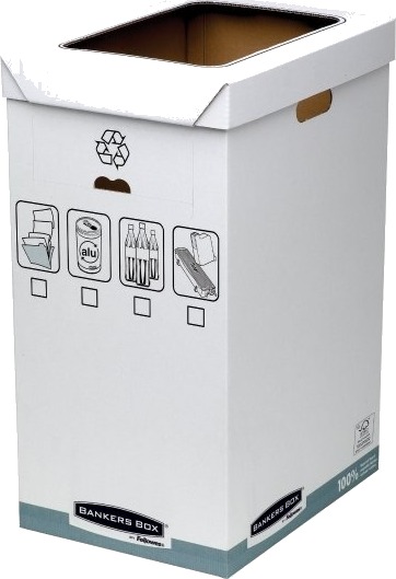 Fellowes R Kive System Recycle Bin Grå Hvit 300 X 500 X 600 Mm 300 X 500 X 600 Mm Fellowes R Kive System Recycle Bin Grå Hvit 300 X 500 X 600 Mm 300 X 500 X 600 Mm
