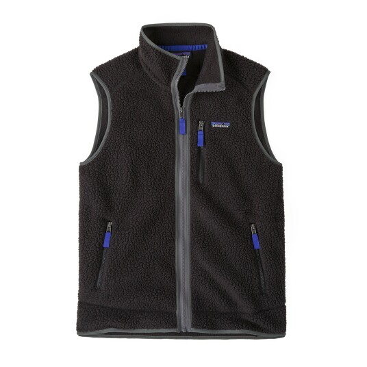 Patagonia Retro Pile Vest M"s Black w Forge Grey M