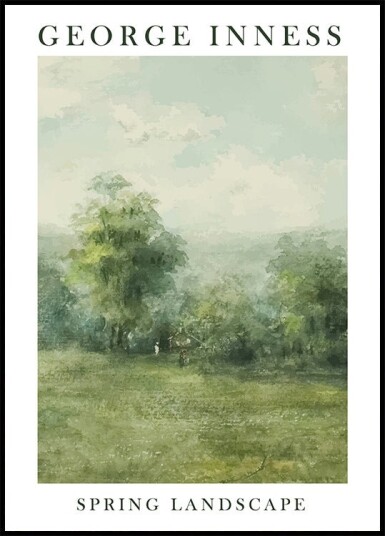 Spring Landscape Plakat Plakat / 50x70cm Spring Landscape Plakat Plakat / 50x70cm