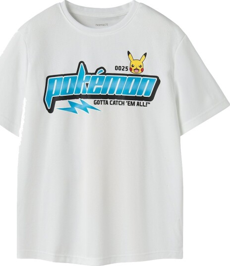 Name It T skjorte NkmMile Pokémon Bright White Name It 13 14 år (158 164) T skjorte Hvit