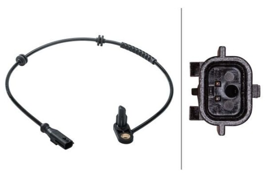 Sensor, ABS HELLA 6PU 012 679-171